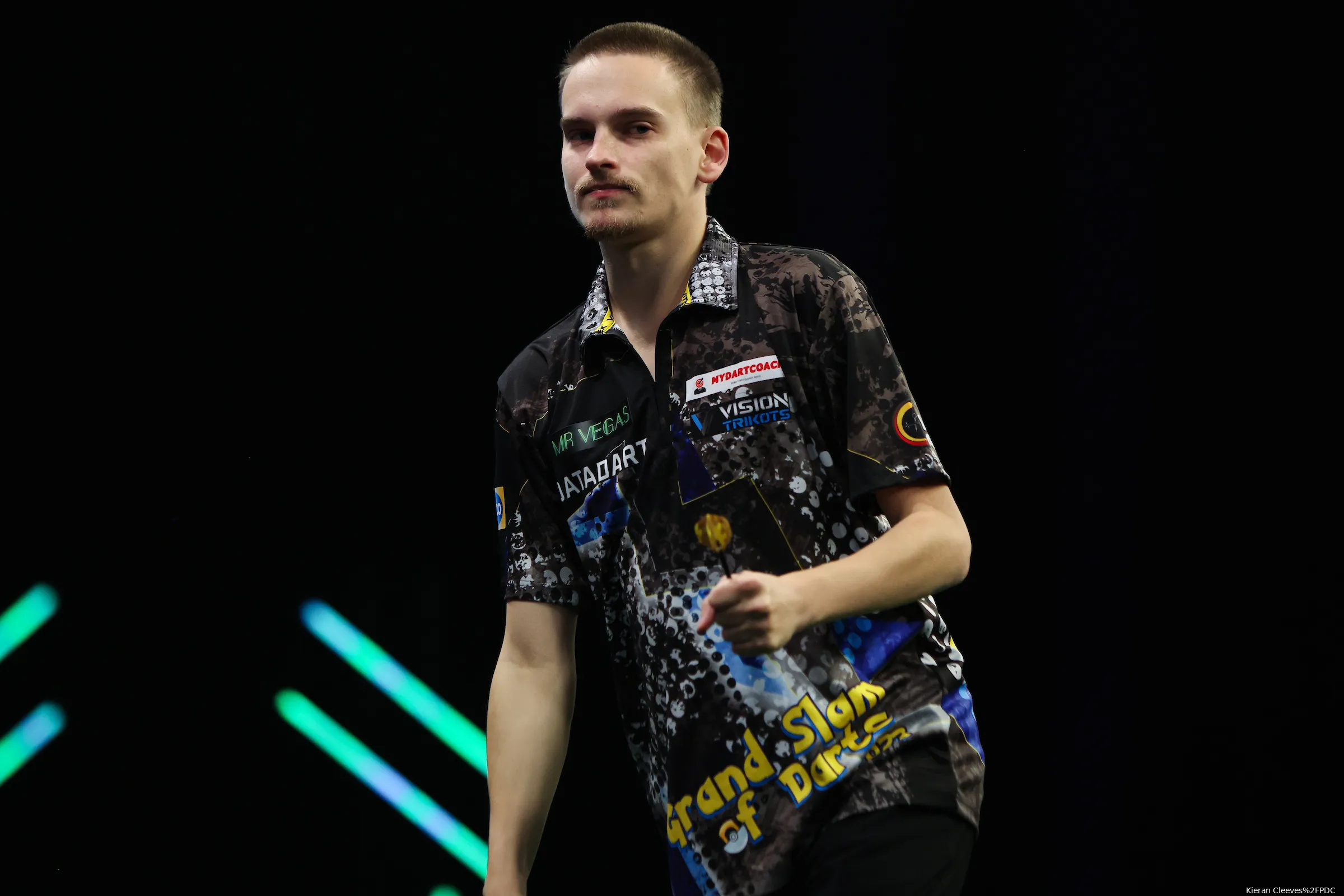 Ricardo Pietreczko im Halbfinale der Belgian Darts Open 2024 gegen Luke